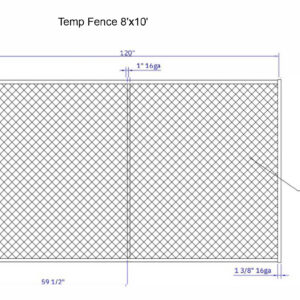 Temporary Fence Panel 8x10